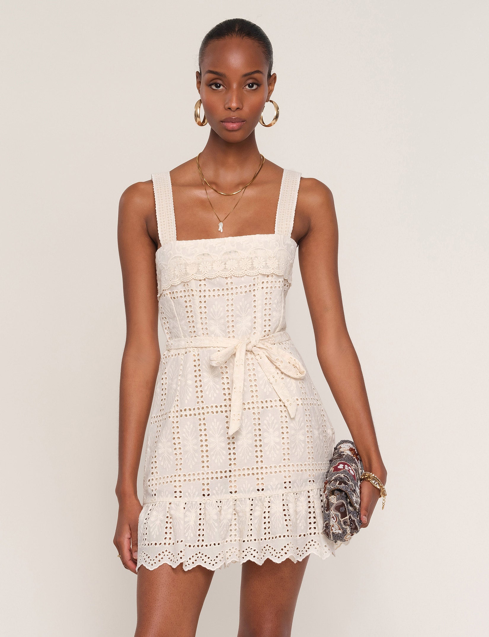 meredith romper S / Ecru
