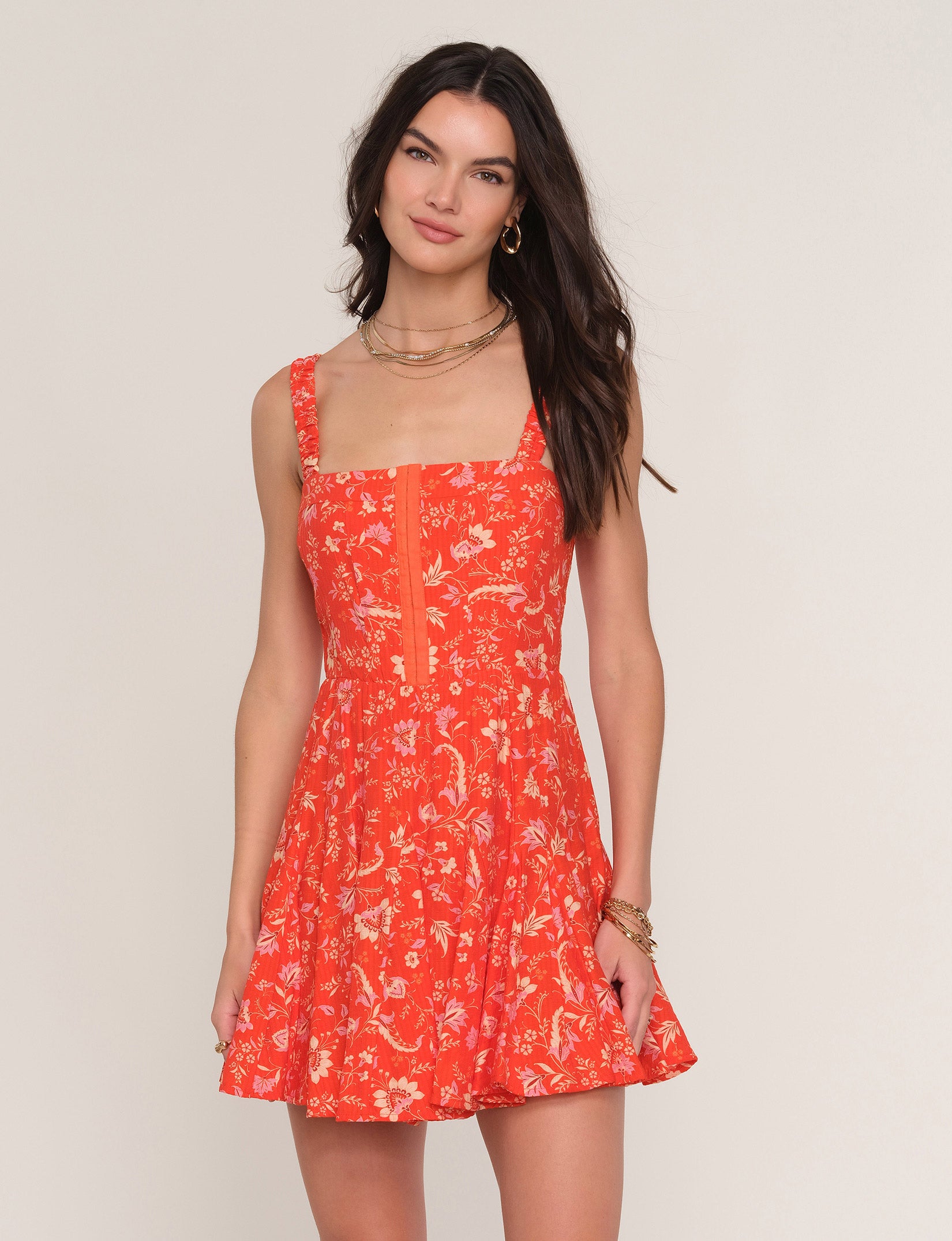 solange orange dress Solange