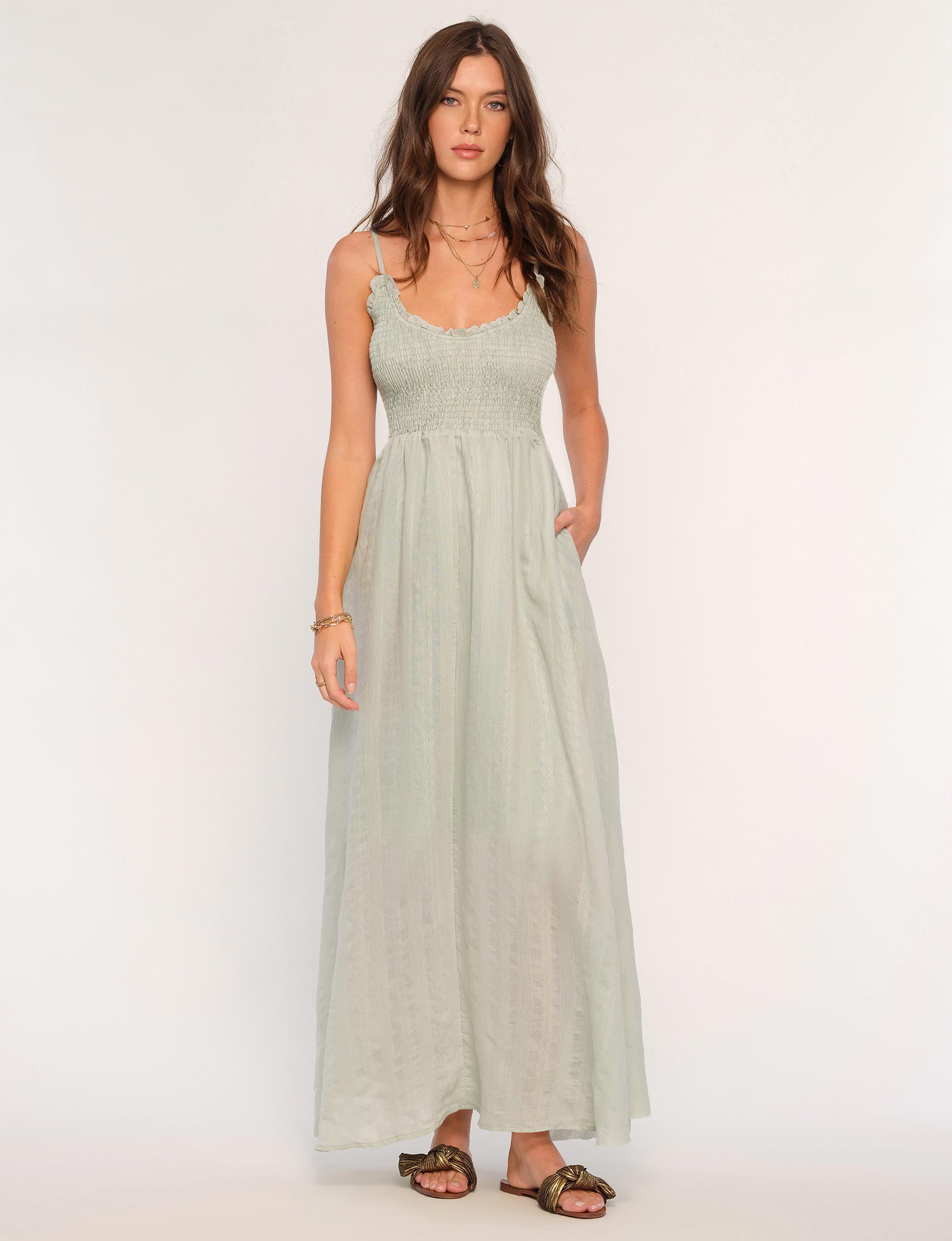 anya green dress AW.Bridal Mermaid One Shoulder Floor Length Satin Wedding Guest Dresses Dress Sage Green Size 8