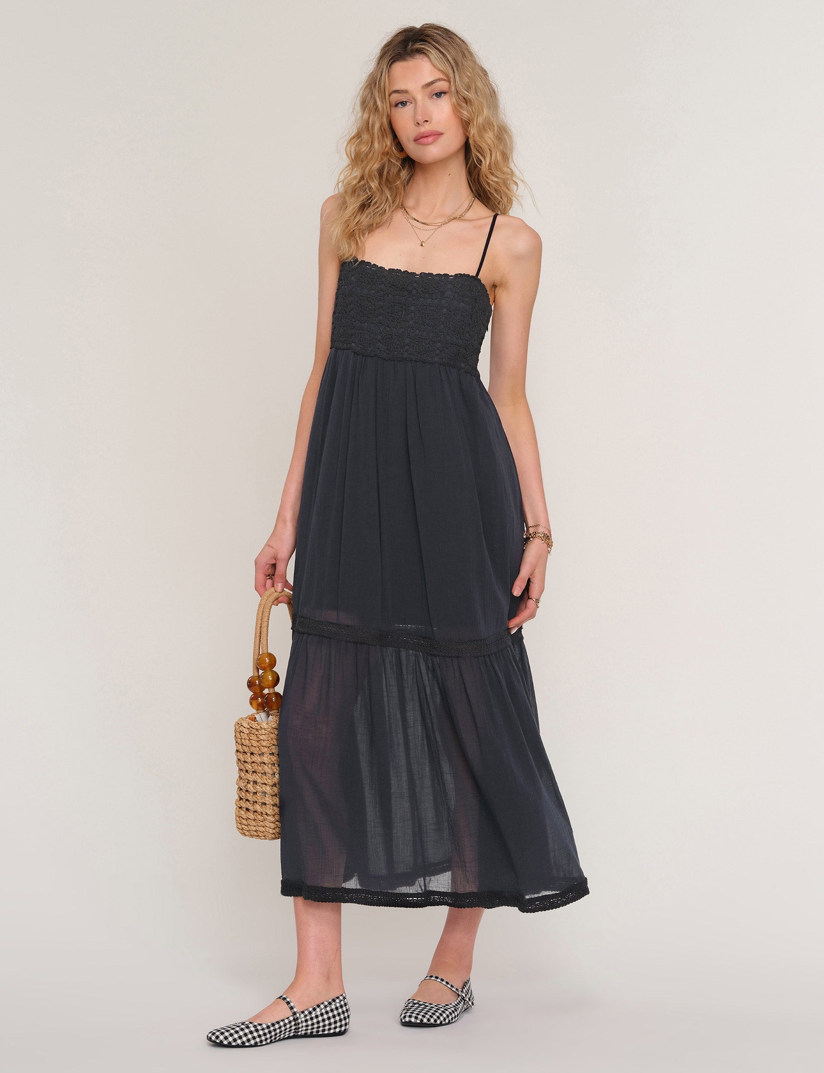 tania dress L / Black