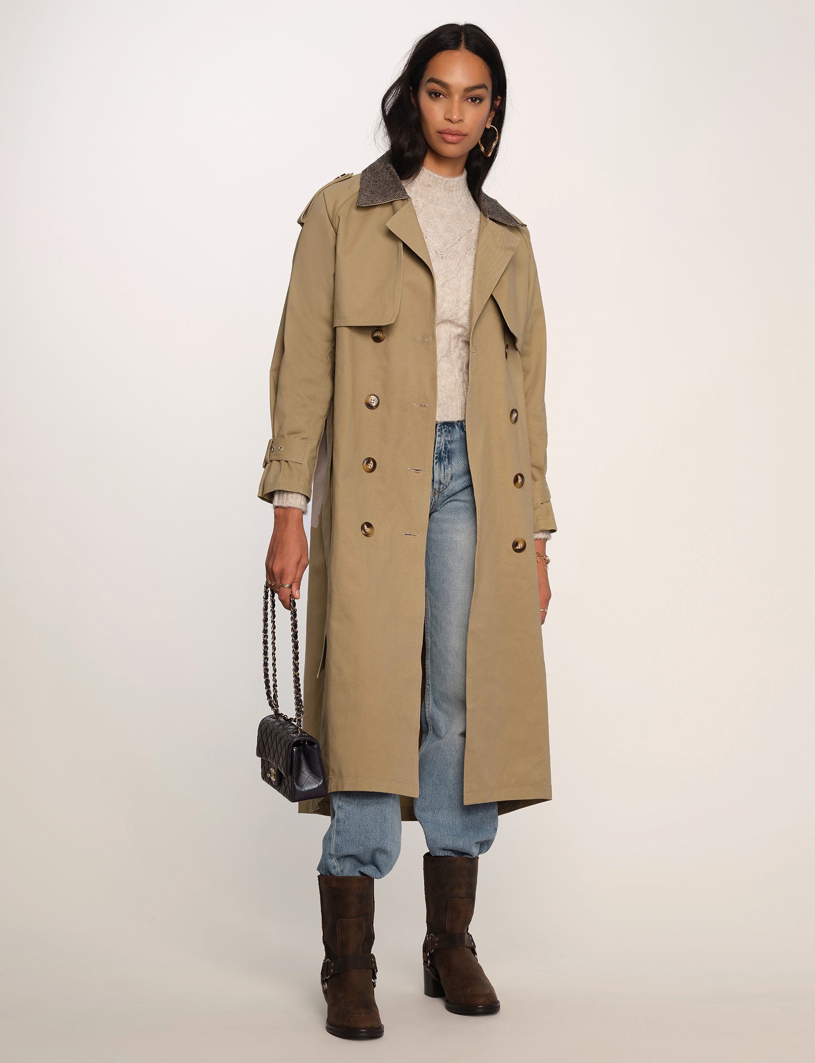 HYEON トレンチ　ティアード　2way trench coat 新品 HYEON トレンチ ティアード 2way trench coat 新品 HYEON へヨン