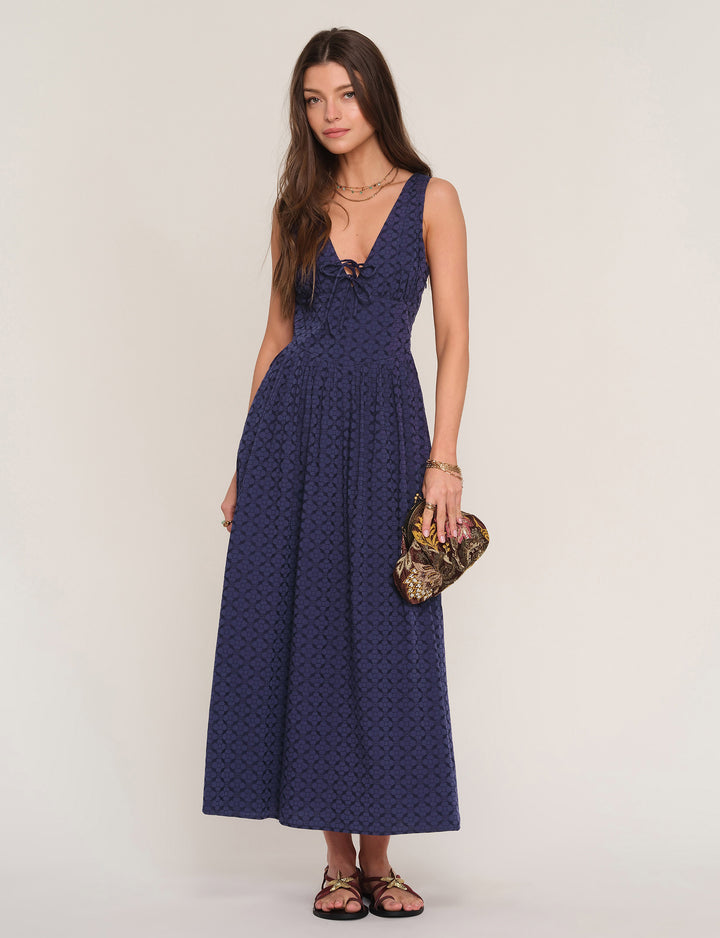 heartloom maxi dress Heartloom Feli Halter Eyelet Maxi Dress in Eggshell Suite 201