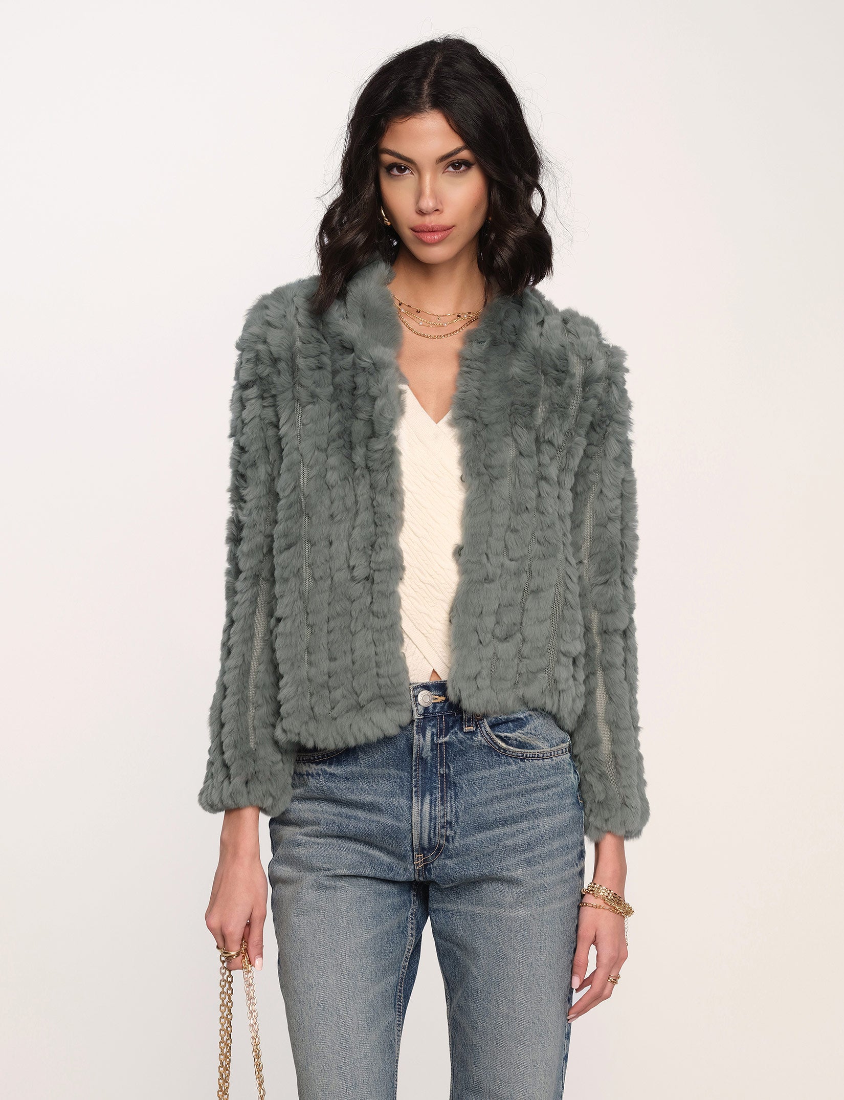 Heartloom fur jacket on sale