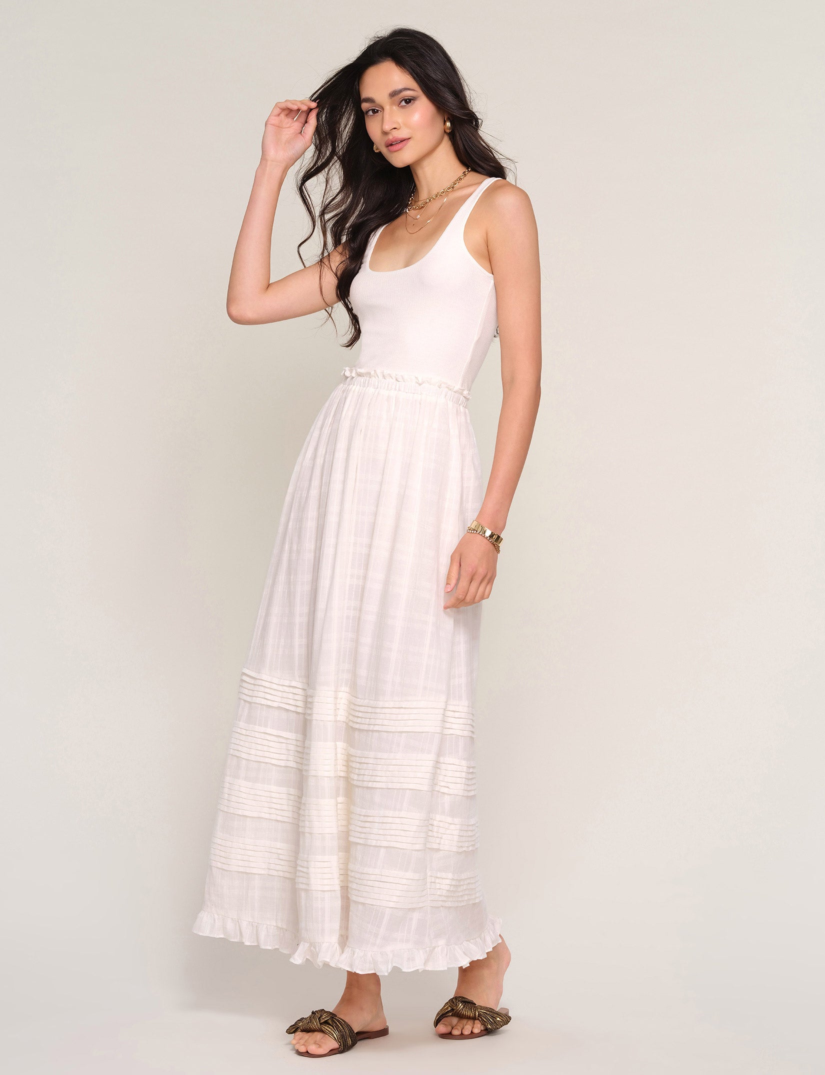edina dress M / eggshell