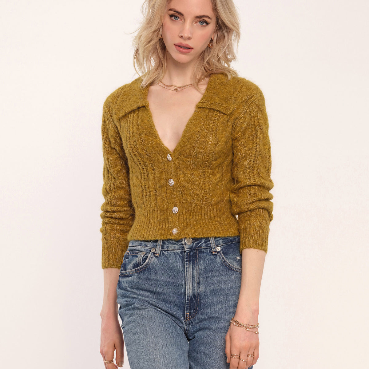 Heartloom ani striped cardigan shop
