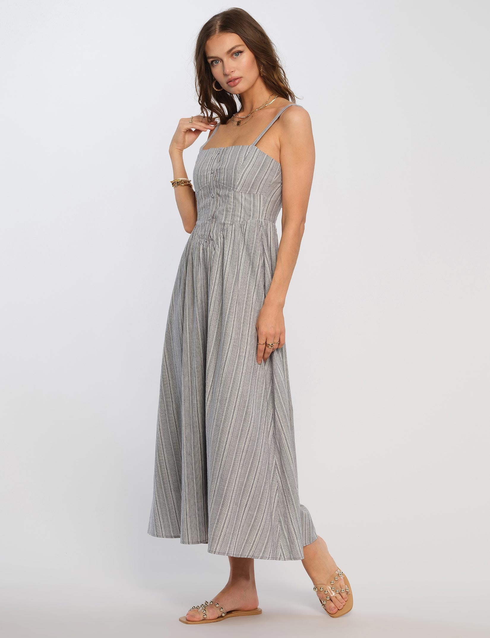 giovanna maxi dress Joyfolie Women's Giovanna Maxi Dress in Spice, Extra Extra Small