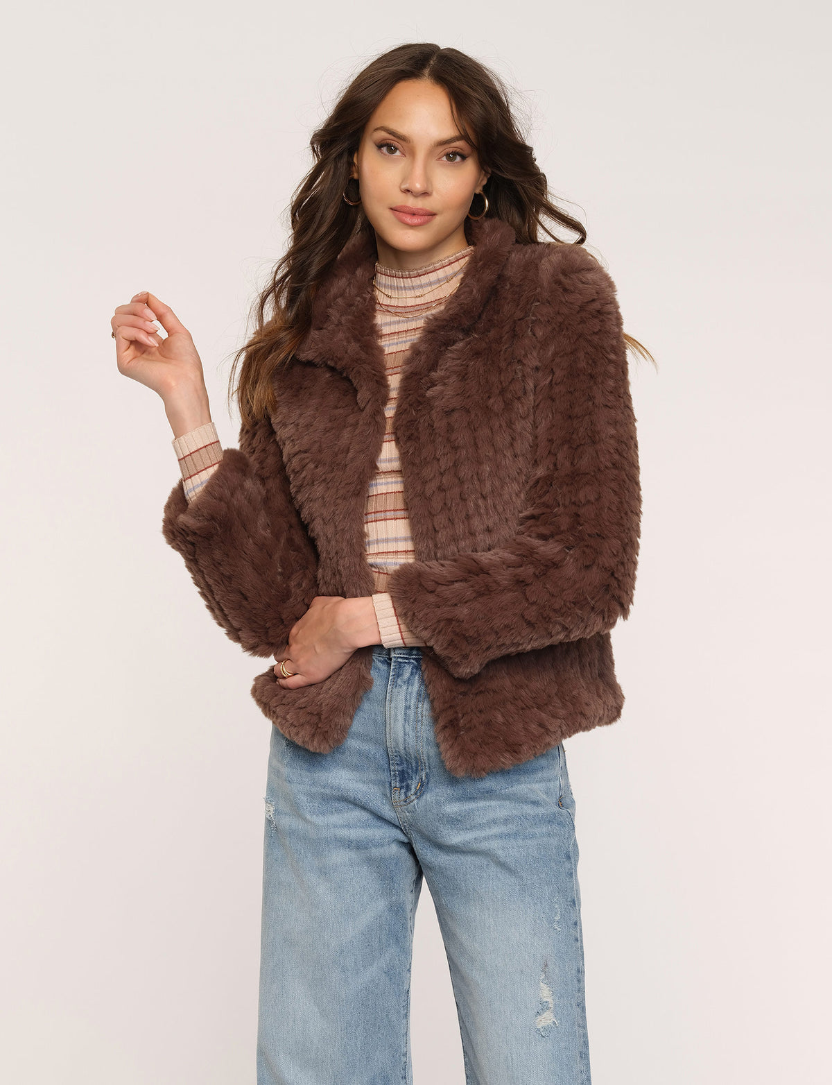 Heartloom fur hotsell jacket