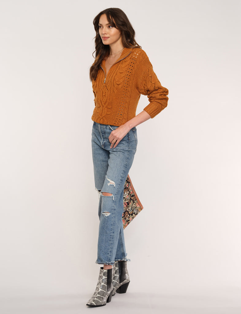 Zoe Cable-Knit Sweater