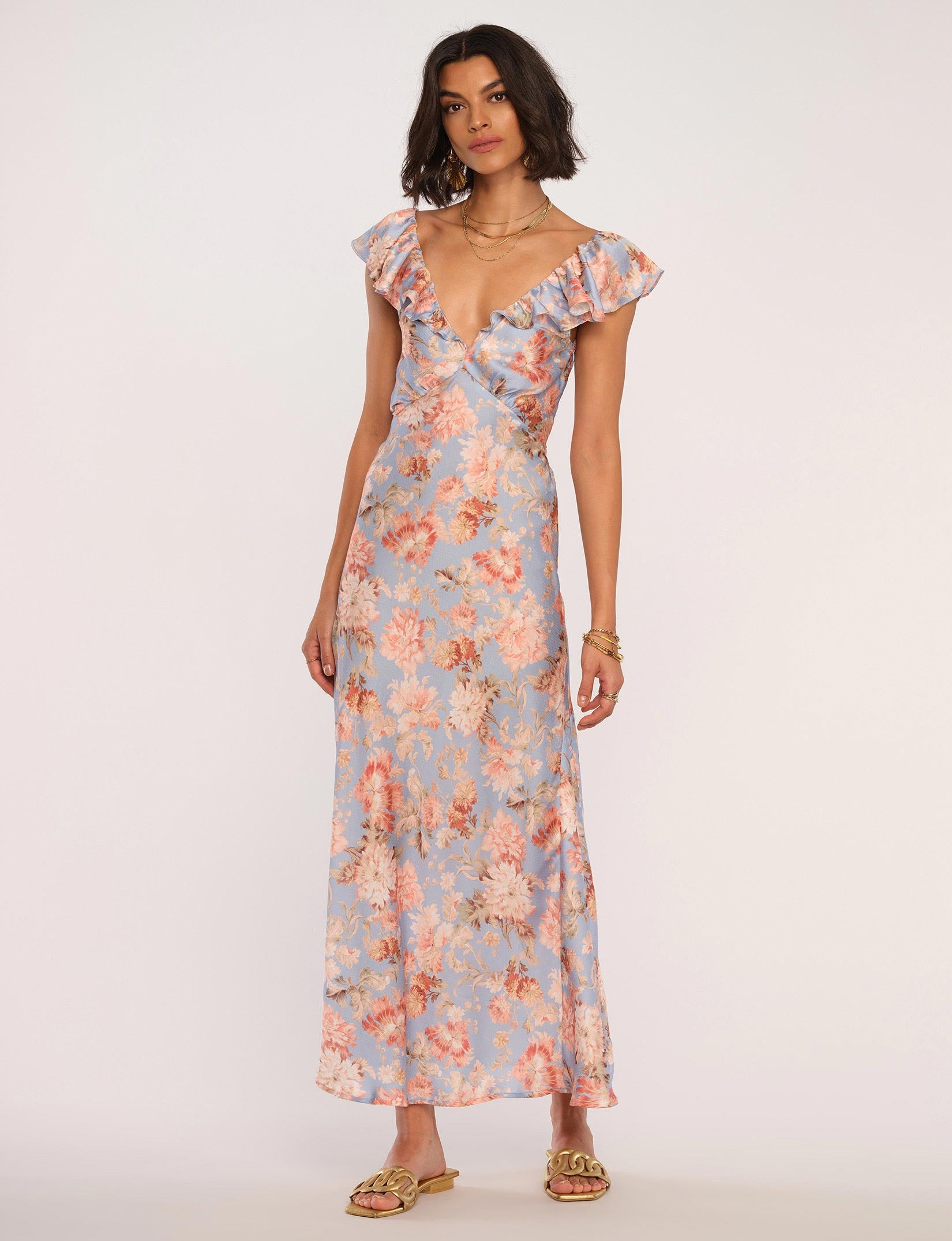 Jacinta One Arm Midi Dress