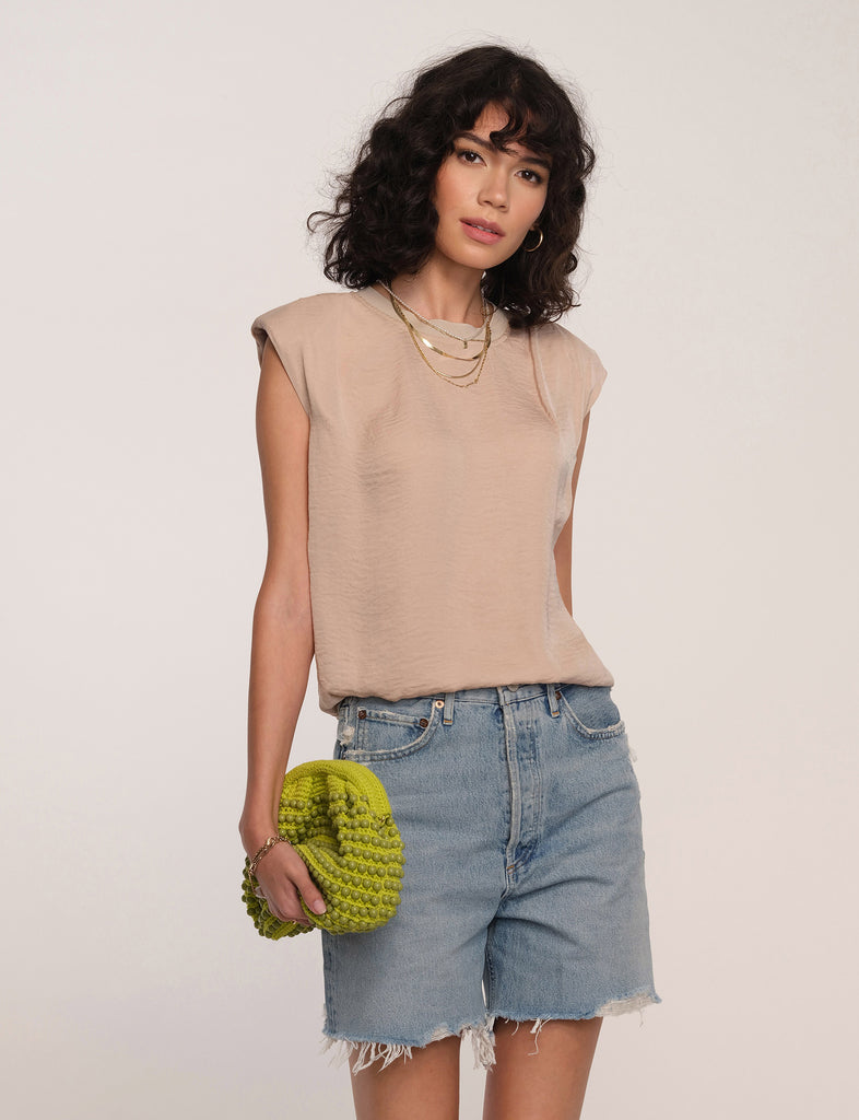 T shirt épaulettes cheap