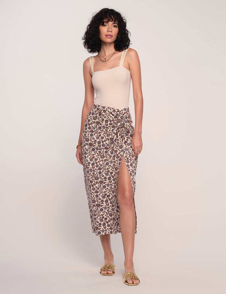 Cheetah midi skirt video discount